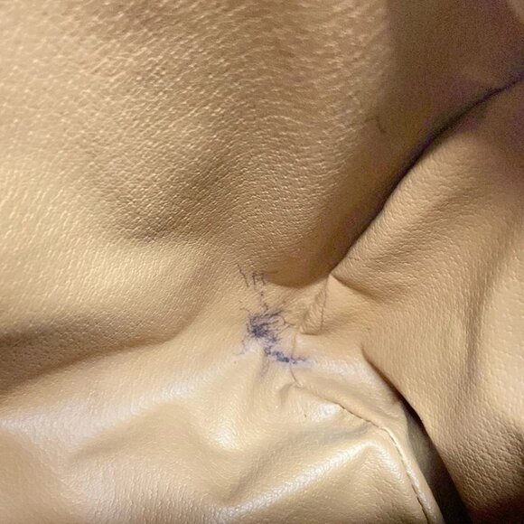 CELINE Macadam - Dark Brown Beige Brown PVC Leather Handbag 249-051725 - Picture 10 of 11